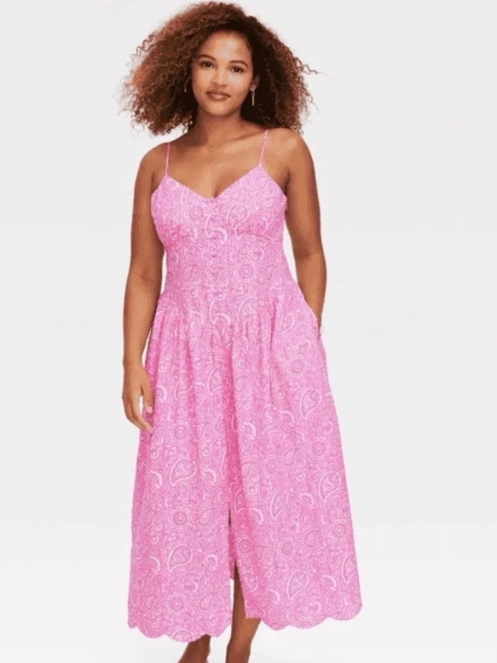 Roller Rabbit X Target pink midi dress